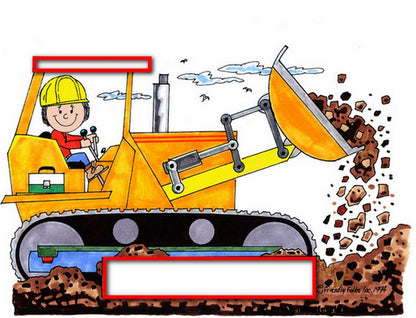 Bulldozer Operator, Female - Friendly Folks - Snow Globe
