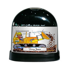 Bulldozer Operator, Female - Friendly Folks - Snow Globe