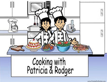 Chef with Hat, Couple - NTT Personalized Snow Globe