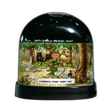 Hunter, Female - Friendly Folks Personalized Snow Globe