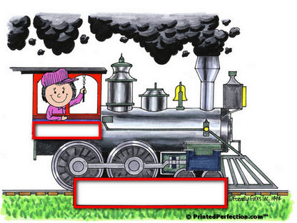 Train Engineer, Female - Friendly Folks Personalized Snow Globe
