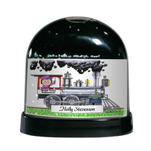 Train Engineer, Female - Friendly Folks Personalized Snow Globe