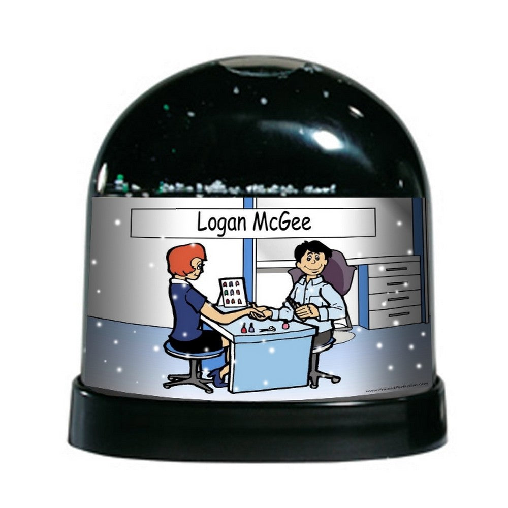 manicurist-male-ntt-personalized-snow-globe