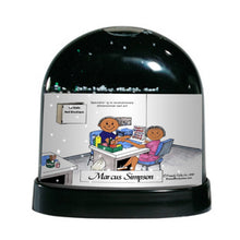 Manicurist, Male - Friendly Folks Personalized Snow Globe