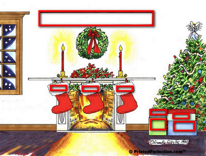 Christmas Stocking 3 - Friendly Folks Personalized Snow Globe