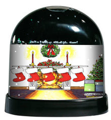 Christmas Stocking 5 - Friendly Folks Personalized Snow Globe