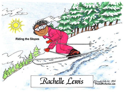 Snow Skier, Female - Friendly Folks image 1