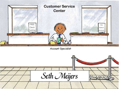 Bank Teller, Male - Friendly Folks image 1