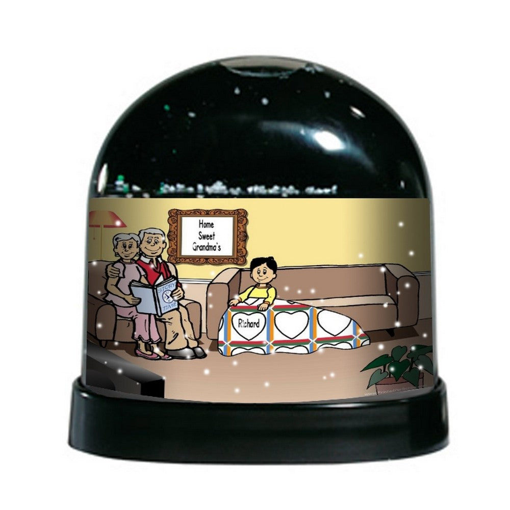 grandparents-reading-couple-with-1-boy-ntt-personalized-snow-globe