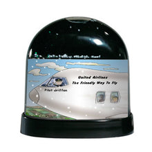 Pilot, Commercial, Male - Friendly Folks Personalized Snow Globe