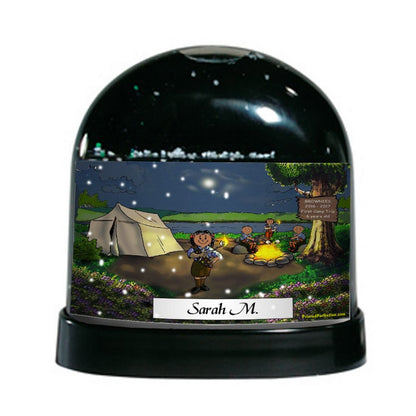Brownie, Girl - Friendly Folks - Snow Globe