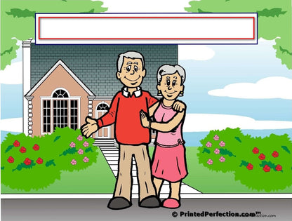 Grandparents at Home - NTT Personalized Snow Globe