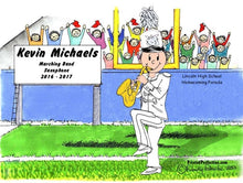 Saxophone - White Uniform - Marching Band, Male - Friendly Folks image 0