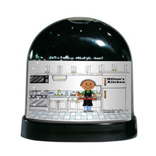 Chef with no Hat, Male - Friendly Folks Personalized Snow Globe