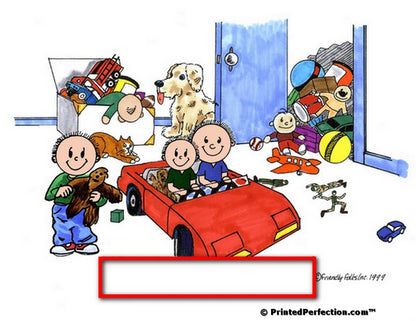 Brothers, Friends, 3 Boys in a Room - Friendly Folks - Snow Globe