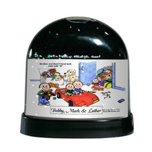 Brothers, Friends, 3 Boys in a Room - Friendly Folks - Snow Globe