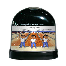 Bowlers, Bowling League, 3 Females - Friendly Folks - Snow Globe