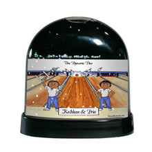 Bowlers, Bowling League, 2 Females - Friendly Folks - Snow Globe