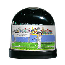 Marching Band, Clarinet (white uniform), Female - Friendly Folks Personalized Snow Globe