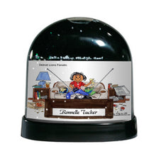 Couch Potato, Movie Buff, Female - Friendly Folks Personalized Snow Globe