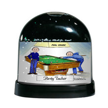 Pool Player, Billiards, Two Males - Friendly Folks Personalized Snow Globe