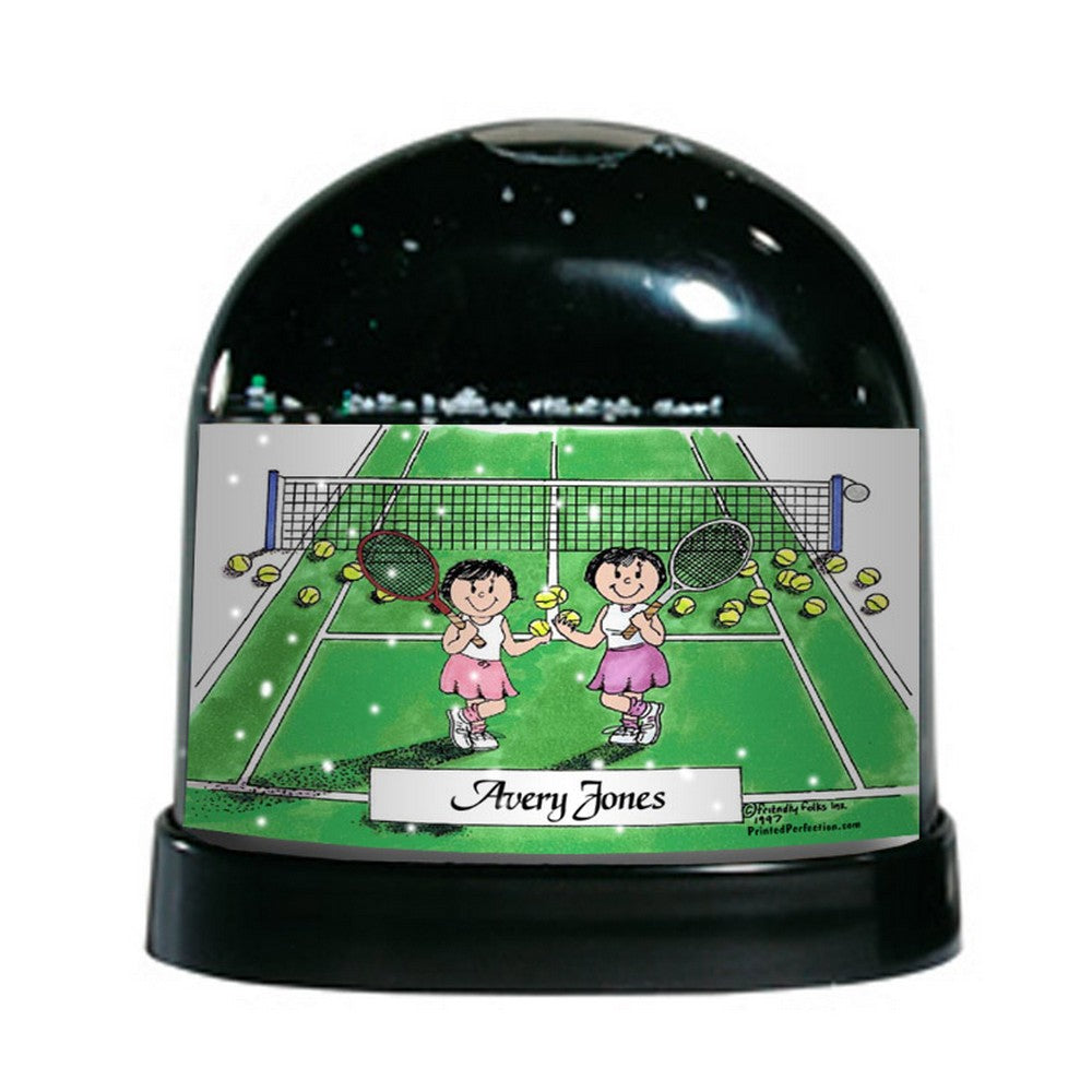 tennis-player-two-females-friendly-folks-snow-globe