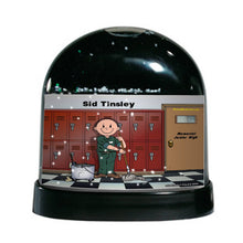 Janitor, Custodian Cartoon - Friendly Folks Personalized Snow Globe