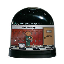 Janitor, Custodian Cartoon - Friendly Folks Personalized Snow Globe