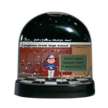 Coach - Baseball, Female - Friendly Folks Personalized Snow Globe