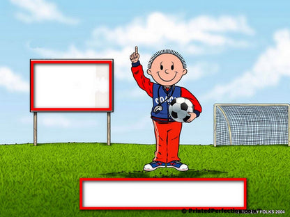 Coach - Soccer, Male - Friendly Folks Personalized Snow Globe