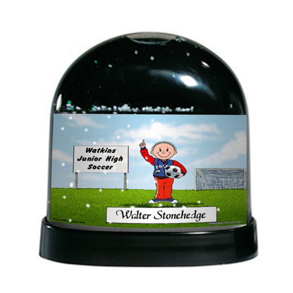 Coach - Soccer, Male - Friendly Folks Personalized Snow Globe