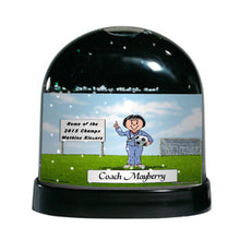 Coach - Soccer, Female - Friendly Folks Personalized Snow Globe
