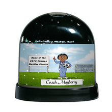 Coach - Soccer, Female - Friendly Folks Personalized Snow Globe