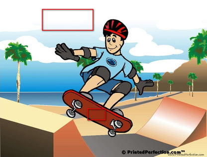 Skateboarding, Skateboarder, Male - NTT Personalized Snow Globe