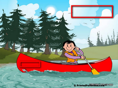 Canoe, Female - Friendly Folks - Snow Globe Gift