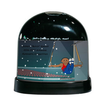 Gymnastics, Gymnast, Male - Friendly Folks - Snow Globe Gift