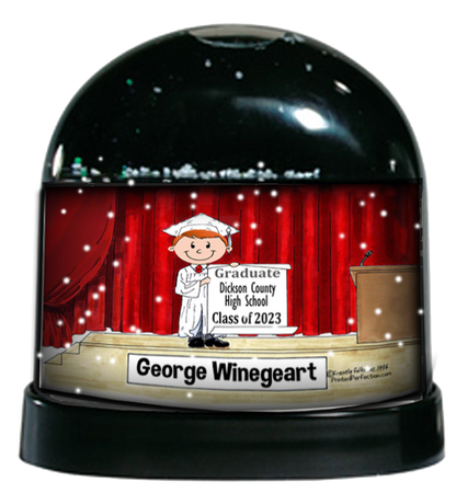 Graduate - Friendly Folks - Snow Globe Gift