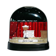 Graduation (white gown), Male - Friendly Folks - Snow Globe Gift