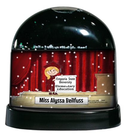 Graduate - Friendly Folks - Snow Globe Gift