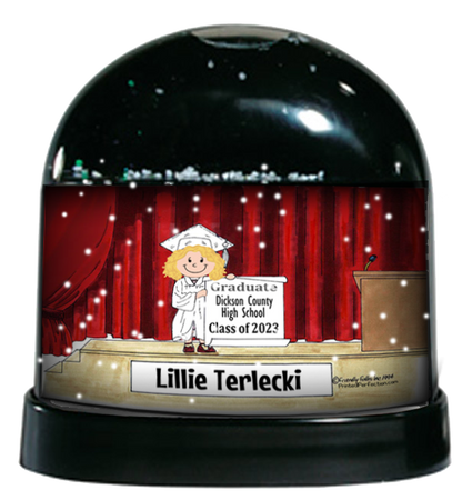 Graduate - Friendly Folks - Snow Globe Gift