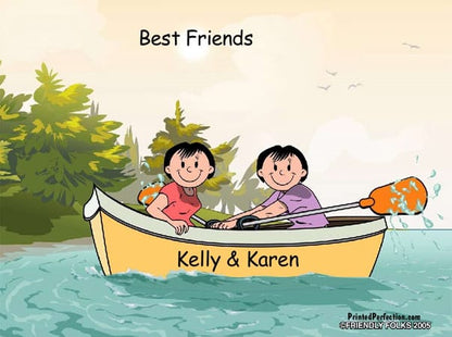 Rowboat, 2 Females - Friendly Folks image 0