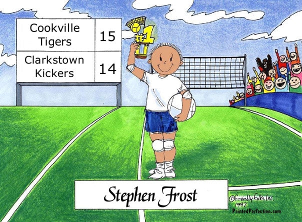 Volleyball Player, Male - Friendly Folks image 1