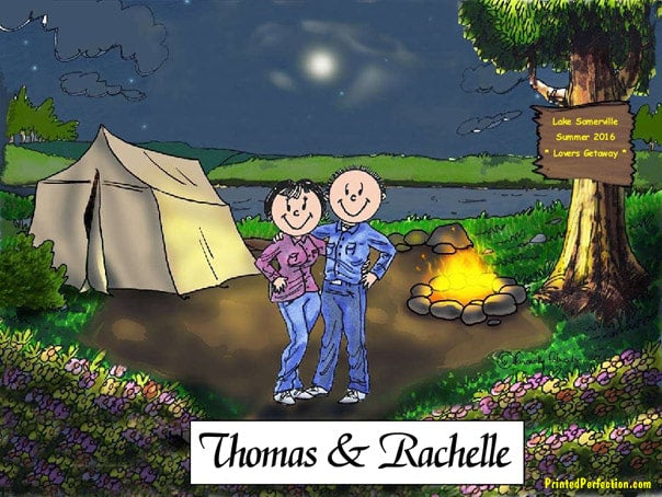Camping, Couple - Friendly Folks image 0