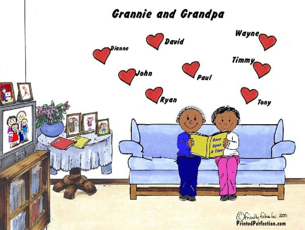 Grandpa & Grandma, 8 Hearts - Friendly Folks image 1