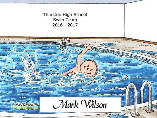 Swimmer, Male - Friendly Folks image 0