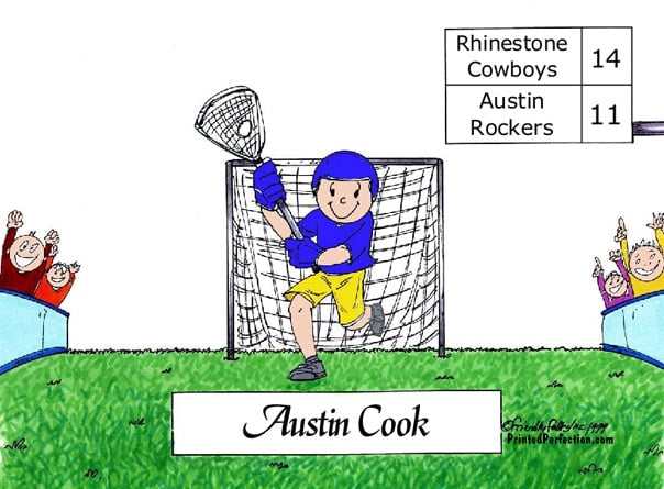 Lacrosse Player, Male- Friendly Folks image 0