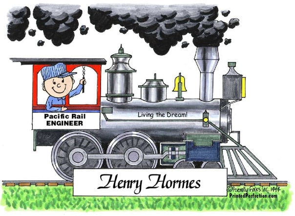 Train Engineer, Male - Friendly Folks image 0