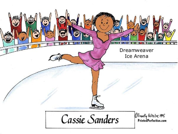 Ice Skater, Female - Friendly Folks image 1