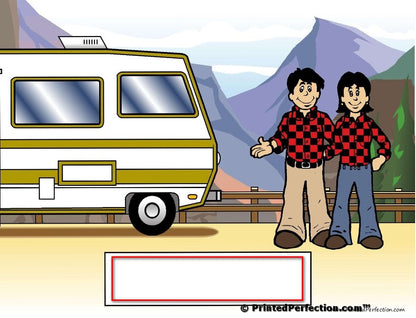 RV Lovers, Motorhome - NTT  Personalized Snow Globe