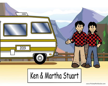 RV Lovers, Motorhome - NTT  Personalized Snow Globe